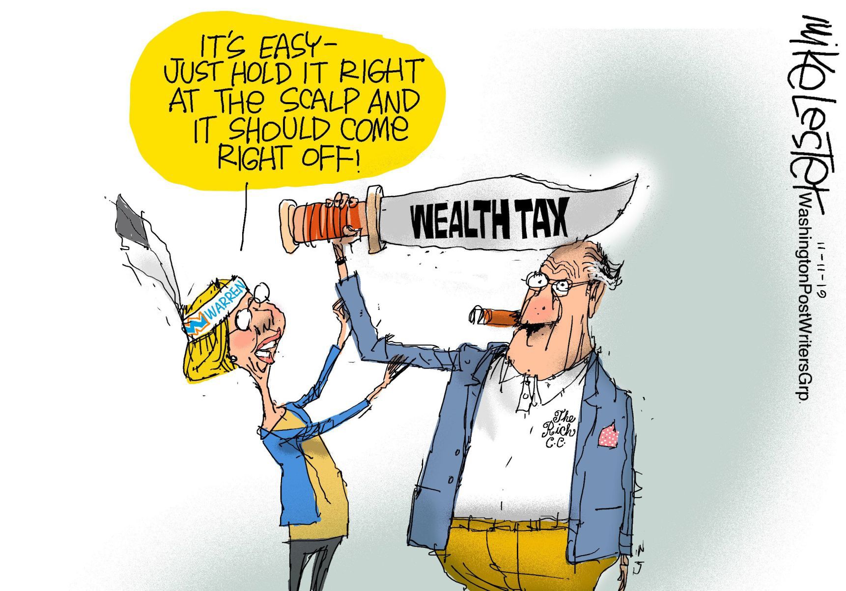 Mike Lester cartoon
